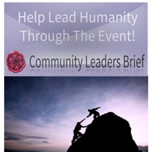 Resumo informativo para os líderes comunitários preparem-se para a mudança